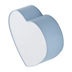 TK Lighting Deckenlampe Kinderzimmer Hellblau Weiß L: 42 cm Herz 2x E27<Kinder Deckenleuchten|Kinderzimmerlampen