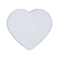 TK Lighting Deckenlampe Kinderzimmer Hellblau Weiß L: 42 cm Herz 2x E27<Kinder Deckenleuchten|Kinderzimmerlampen