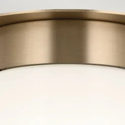 Deckenleuchten|Flurlampen*Elstead Deckenlampe klein B: 21,6 cm E27 Metall Glas in Bronze Weiß