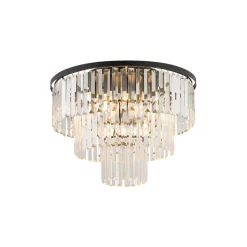 Glaslampen|Metall Lampen*Nowodvorski Deckenlampe Kristall Jugendstil Ø 56 cm 9x E14 dekorativ