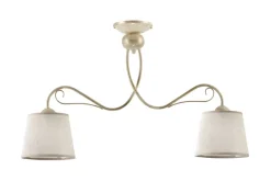 Deckenleuchten|Stofflampen*Jupiter Deckenlampe L:80cm LOCOLA Stoff Leuchte Esszimmer