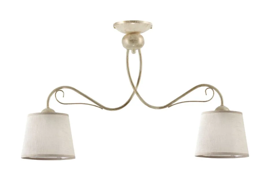 Deckenleuchten|Stofflampen*Jupiter Deckenlampe L:80cm LOCOLA Stoff Leuchte Esszimmer