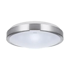 Strühm Deckenlampe LED IP44 rund D: 32,5 cm Silber Weiß 4000 K< Deckenleuchten|Led Lampen