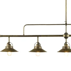 Giovanni Battista Deckenlampe Messing 140 cm lang höhenverstellbar 5x E27< Deckenleuchten|Hängelampen