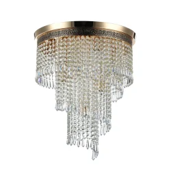 Maytoni Deckenlampe Metall D: 42 cm in Gold E14 rund Klassisch< Deckenleuchten|Schlafzimmer Lampen