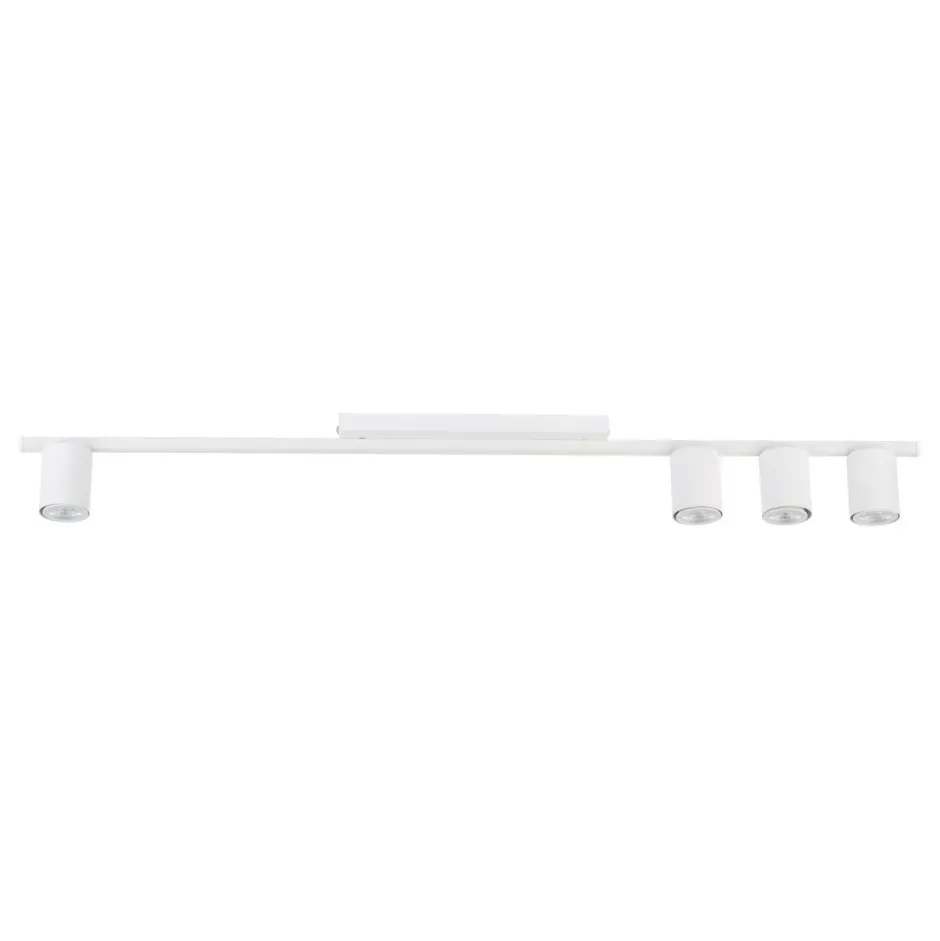 Deckenleuchten|Flurlampen*TK Lighting Deckenlampe Metall 3-flammig Weiß 100 cm lang Metall