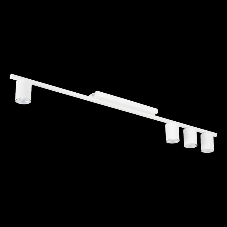 Deckenleuchten|Flurlampen*TK Lighting Deckenlampe Metall 3-flammig Weiß 100 cm lang Metall