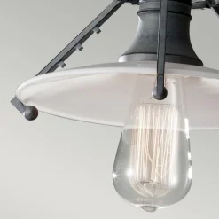 Deckenleuchten|Flurlampen*Elstead Deckenlampe Metall für E27 Ø25cm Industrial Design