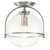 Elstead Deckenlampe Metall Glas D: 28,2 cm rund E27 SAGAR< Deckenleuchten|Badezimmer Lampe