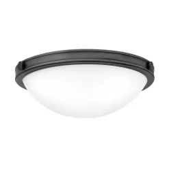 Deckenleuchten|Flurlampen*Elstead Deckenlampe Metall Glas D: 34,6 cm rund 2x E27