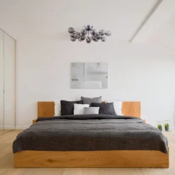 Maytoni Deckenlampe Metall Glas G9 75 cm breit Chrom Rauchgrau< Deckenleuchten|Badezimmer Lampe