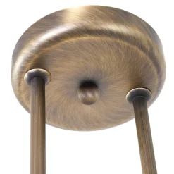 Deckenleuchten|Badezimmer Lampe*Steinhauer Deckenlampe Metall Glas in Bronze Creme 112 cm blendarm