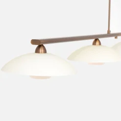 Deckenleuchten|Badezimmer Lampe*Steinhauer Deckenlampe Metall Glas in Bronze Creme inkl. G9 4-flmg