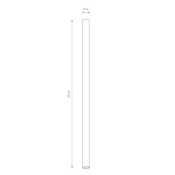 Nowodvorski Deckenlampe Metall GU10 R35 Ø 4 cm H: 90 cm Grau< Spots|Feuchtraumleuchten