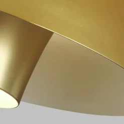 Elstead Deckenlampe Metall in Messing Ø46cm Mid Century< Deckenleuchten|Esszimmer Lampen