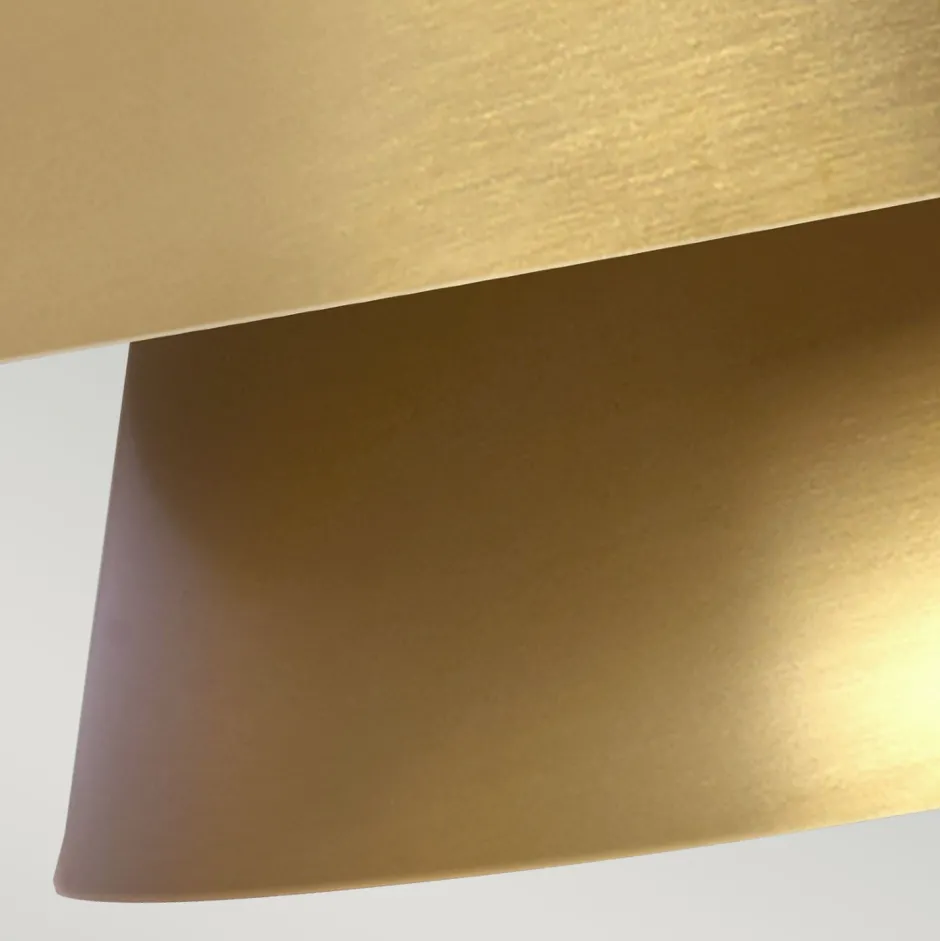 Elstead Deckenlampe Metall in Messing Ø46cm Mid Century< Deckenleuchten|Esszimmer Lampen