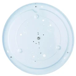 TK Lighting Deckenlampe Metall Stoff rund Ø 60 cm Schwarz Gold< Stofflampen|Moderne Lampen