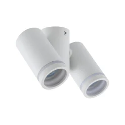 TK Lighting Deckenlampe Metall Weiß verstellbar L: 17 cm GU10 2-flammig< Flurlampen|Bürolampen