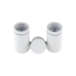 TK Lighting Deckenlampe Metall Weiß verstellbar L: 17 cm GU10 2-flammig< Flurlampen|Bürolampen