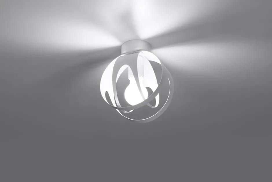 Sollux Deckenlampe rund Ø 16 cm Kugel Modern Metall E27< Deckenleuchten|Flurlampen