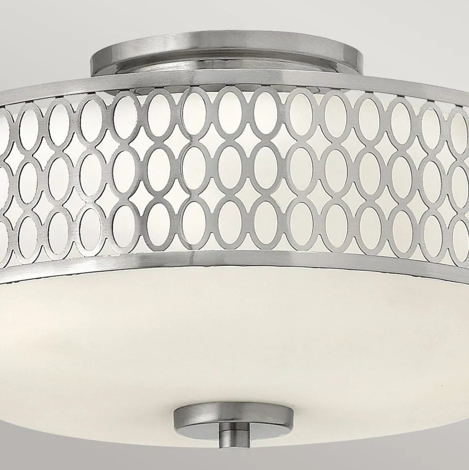 Deckenleuchten|Flurlampen*Elstead Deckenlampe rund Ø 38,3 cm Metall Glas blendarm 3x E27