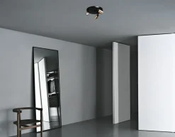 Masterlight Deckenlampe rund Ø35cm 3-flammig Metall Schwarz Gold< Deckenleuchten|Spots