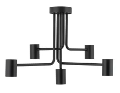 Sigma Deckenlampe Schwarz Metall GU10 Beleuchtung akzentuiert< Deckenleuchten|Esszimmer Lampen