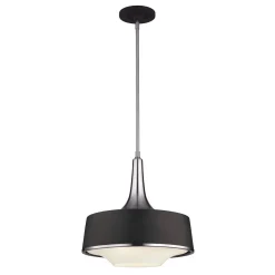 Elstead Deckenlampe Schwarz Metall Glas verstellbar Retro< Deckenleuchten|Retro Lampen