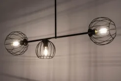 Deckenleuchten|Kugellampen*Sigma Deckenlampe Schwarz Metall E27 Retro Design RASHA