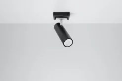 Spots|Wandleuchten*Sollux Deckenlampe Schwarz Modern Metall GU10 DUCCIA