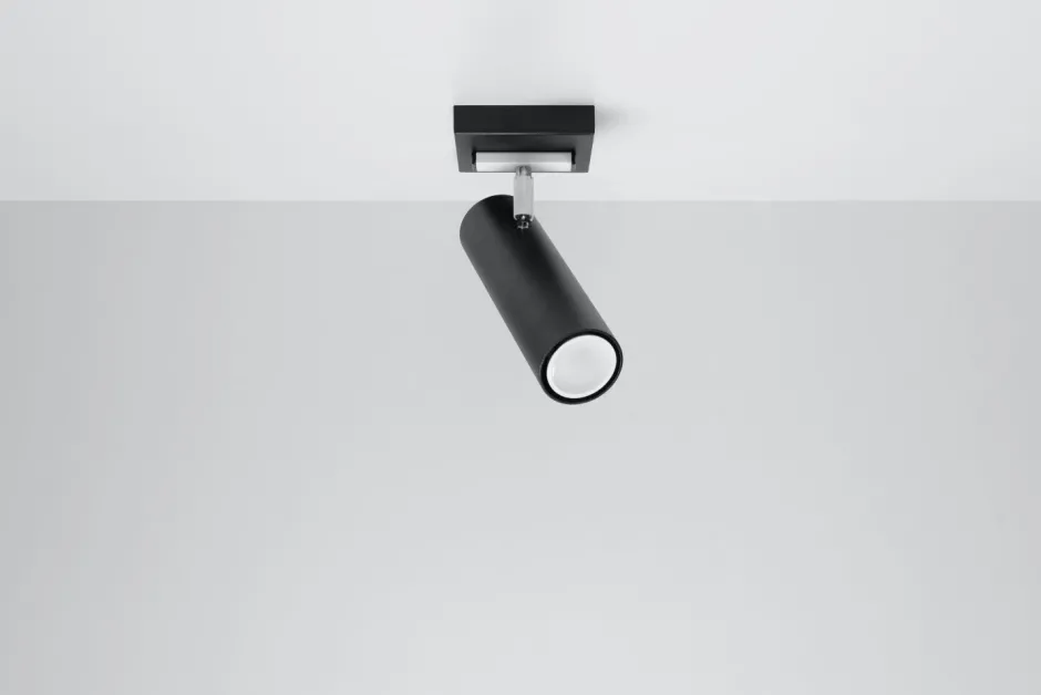 Spots|Wandleuchten*Sollux Deckenlampe Schwarz Modern Metall GU10 DUCCIA