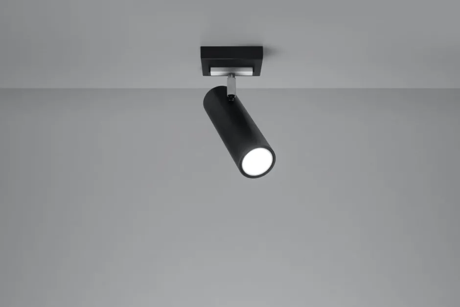 Spots|Wandleuchten*Sollux Deckenlampe Schwarz Modern Metall GU10 DUCCIA