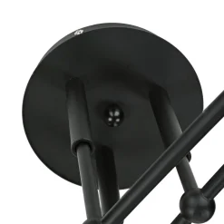 Easylight Deckenlampe Schwarz Weiß 6x E14 Modern Metall Glas< Deckenleuchten|Glaslampen