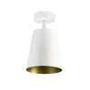 Retro Lampen|Küchenlampen*Easylight Deckenlampe Weiß Gold Metall Retro flexibel E27