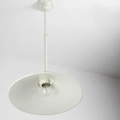 Deckenleuchten|Esszimmer Lampen*Giovanni Battista Deckenlampe Weiß Gold Shabby Chic aus Echt-Messing