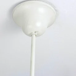 Deckenleuchten|Esszimmer Lampen*Giovanni Battista Deckenlampe Weiß Gold Shabby Chic aus Echt-Messing