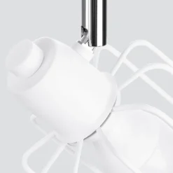 Deckenleuchten|Spots*Sollux Deckenlampe Weiß Metall 2-flammig B: 27 cm Retro