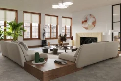 Sollux Deckenlampe Weiß rund Ø 55 cm 4x E27 blendarm Modern< Deckenleuchten|Flurlampen