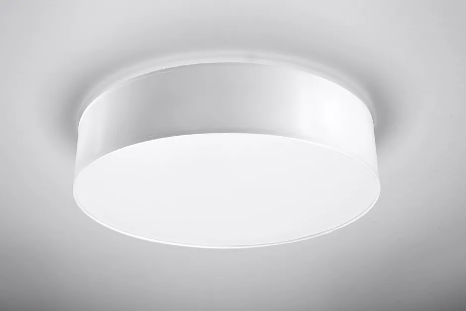 Sollux Deckenlampe Weiß rund Ø 55 cm 4x E27 blendarm Modern< Deckenleuchten|Flurlampen