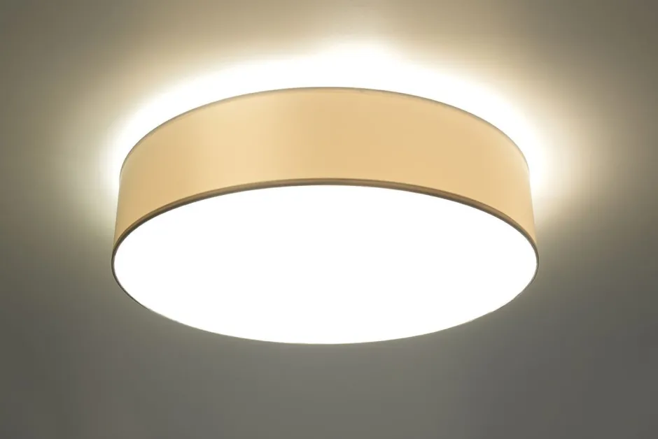 Sollux Deckenlampe Weiß rund Ø 55 cm 4x E27 blendarm Modern< Deckenleuchten|Flurlampen