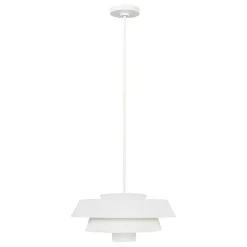 Elstead Deckenlampe Weiß Stahl Ø46cm Vintage Mid Century< Deckenleuchten|Vintage Lampen