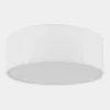 Deckenleuchten|Flurlampen*TK Lighting Deckenlampe Weiß Stoff Ø 45 cm rund blendarm RONDO
