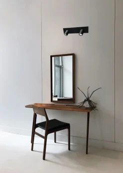 Deckenleuchten|Spots*Masterlight Deckenleuchte 40 cm Metall 2-flammig Schwarz GU10