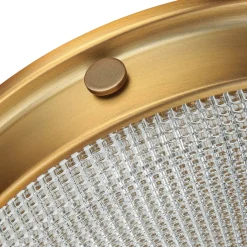 Deckenleuchten|Flurlampen*Elstead Deckenleuchte ALVER Ø32cm in Messing Design Lampe