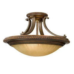 Deckenleuchten|Flurlampen*Elstead Deckenleuchte ANABELL 5 Bronze Ø46cm Design Lampe