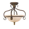 Elstead Deckenleuchte ANABELL 10 Bronze Antik Ø42cm Lampe< Wohnzimmerlampen|Glaslampen