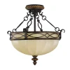 Elstead Deckenleuchte ANABELL 1 Creme Landhaus Lampe Flur< Glaslampen|Designerlampen