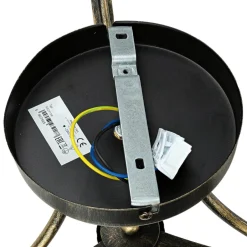 Luminex Deckenleuchte ANTICA Ø70cm 3-flmg< Glaslampen|Rustikale Lampen