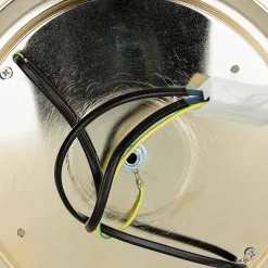 Lido Deckenleuchte Antik in Messing Creme Wohnzimmer< Deckenleuchten|Flurlampen