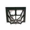Rustikale Außenleuchten|Lampen Aus Aller Welt*Elstead Deckenleuchte Außen Eckig Schwarz FRANKIE